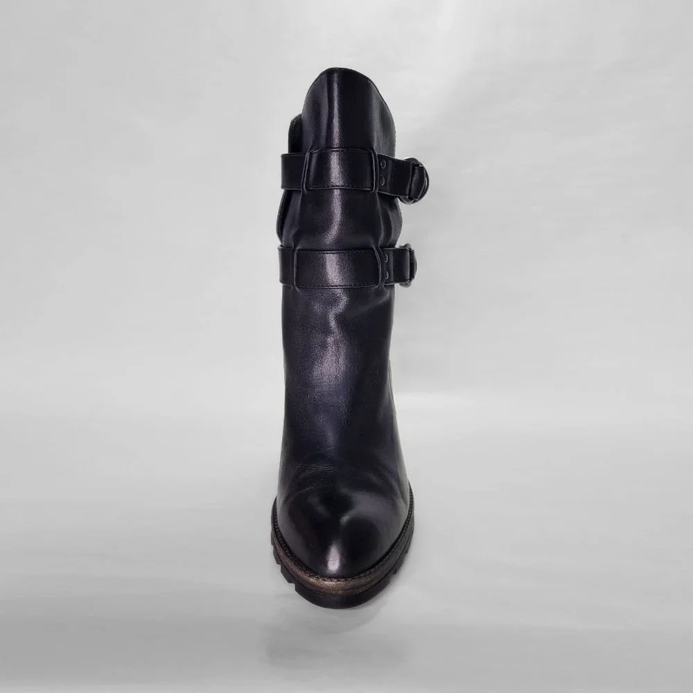 Coach Thelma Stiletto Black Mid-Calf Leather Boot Sz 10 - Picture 7 of 15